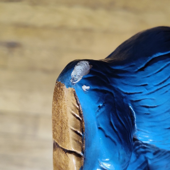 1970s Cookie Monster Big Bird Sesame Street I Wash My Face Chalkware Mirror - Picture 6 of 6